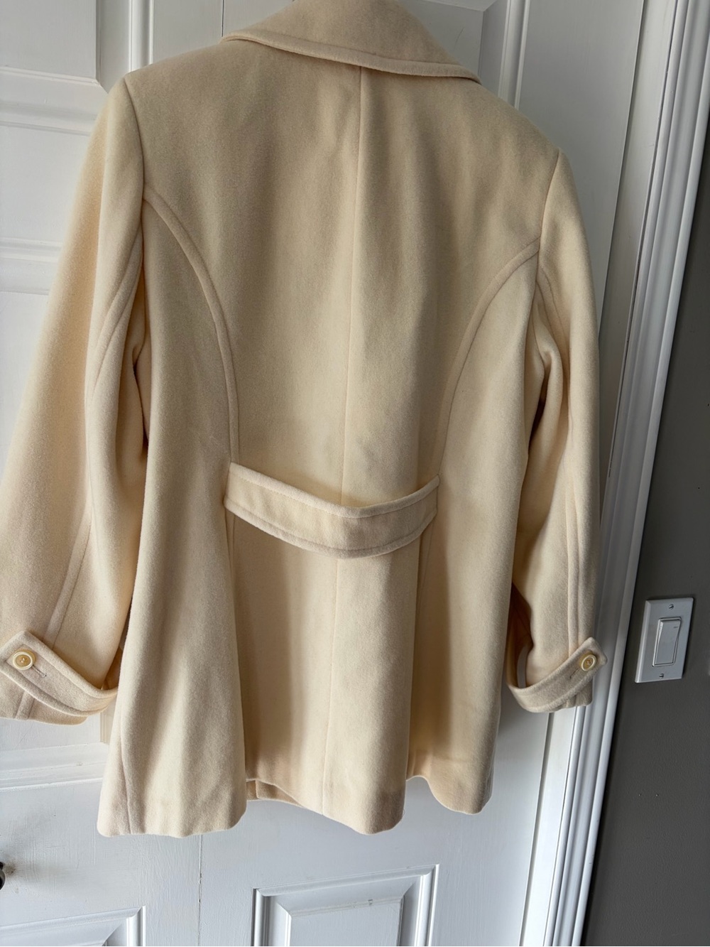 Jones New York Cream Trench Coat